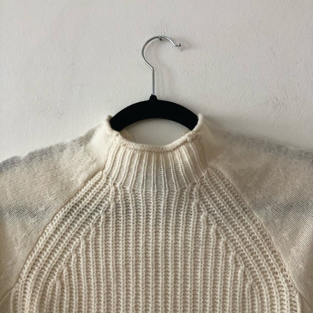 J. Crew New England Wool Mockneck Tunic Sweater - Picture 5 of 8